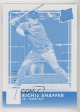 2016 Panini Donruss Rated Rookies Test Proof Cyan 42/49 Richie Shaffer #45 0f6