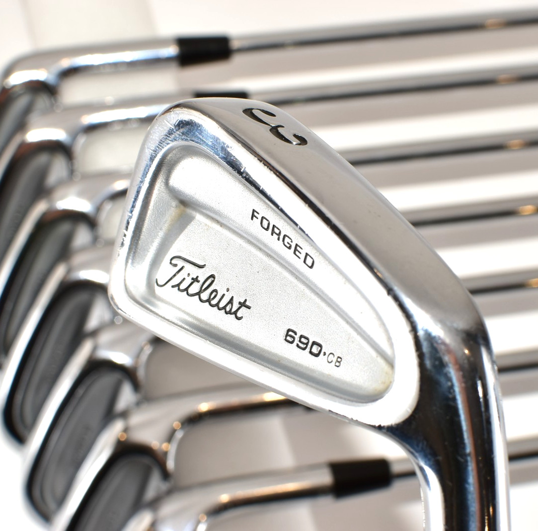 Juego de hierros de palos de golf Titleist 690.CB forjados 8 piezas 3-Pw...
