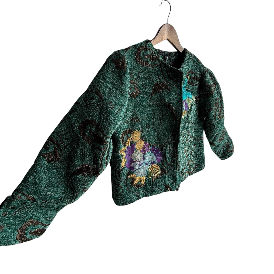 Chaquetas Indigo Moon Mujer Talla M Manga Larga Cuentas Abiertas Cuello Redondo B-1 Foto 2 de 4