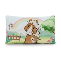 Rechteckiges Kissen Pferd Braun Holly K. Pony Nici Green