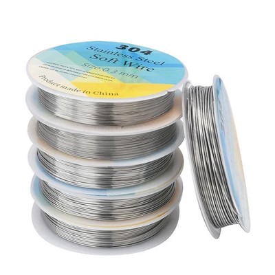304 Edelstahldraht 20-28 Stärke Handwerk Schmuck Bailing Sculpting Draht