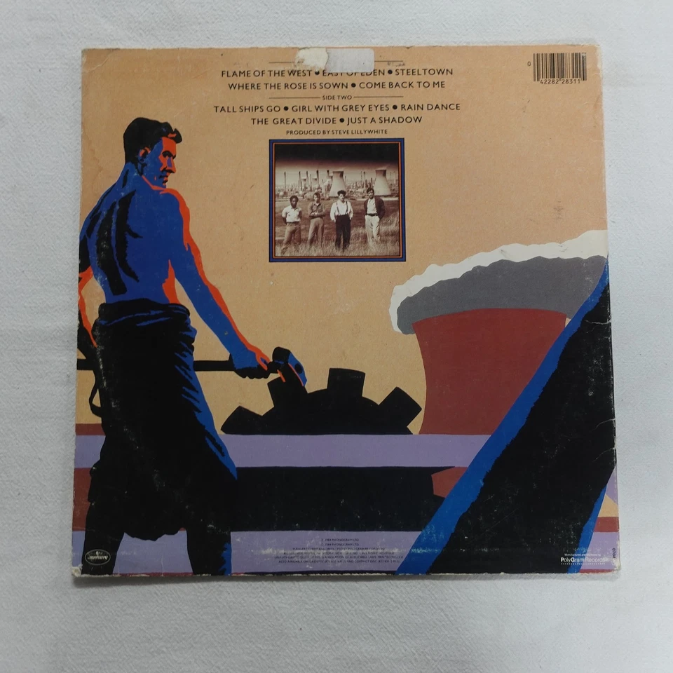 Big Country Steeltown LP Vinyl Album Record Rock Folk, World, & Country - Image 2 of 4