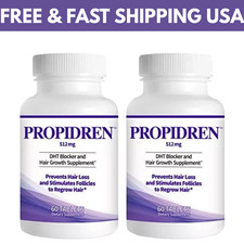 2 Propidren by HairGenics - DHT Blocker with Saw Palmetto To Prevent Hair Loss