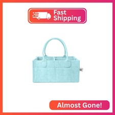 Mr. Pen- Baby Diaper Caddy Organizer, Mint Whisper, Baby Caddy Organizer with Ha