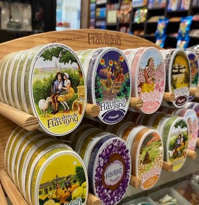FLAVIGNY Anise Candies  Variety Pack, 5x 1.75oz Tins , Made In Provence, France