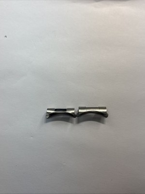 Rolex Date Just End Caps As Is 2pc Stainless Steel(36mm Rolex) (one Is Polished)
