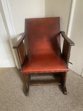 Bauhaus, modernist, art deco inspired, unique, antique vintage recline chair