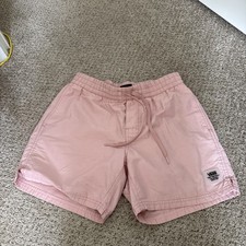 VANS pantaloncino uomo piccolo rosa melone tavola skate nuoto coulisse poliestere