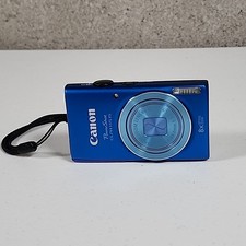 Tested 🔥 Canon PowerShot ELPH 115 IS Blue 8x Zoom Digital Camera Body Damage