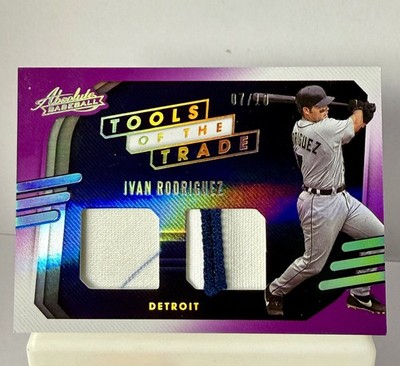 2021 Panini Absolute - Tools of the Trade 2 patch Ivan Pudge Rodriguez 7/10