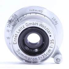 Leitz Summaron 3.5cm 35mm F3.5 Leica gmbh Ltm m39 Lens Free US shipping