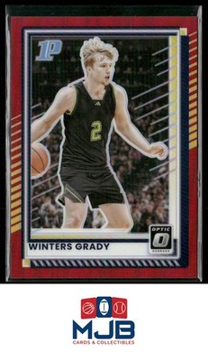 2025-26 Donruss Winters Grady Optic Red #/99 #88 Michigan Wolverines
