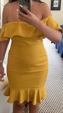 Women's Mustard Yellow Off The Shoulder Lulus Dress
