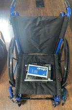 Drive Medical Blue Streak Wheelchair with Flip Back Desk Arms, Swing Away FR