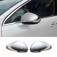 Spiegelkappen Spiegelabdeckung FüR Peugeot 508 2010-2018 Edelstahl Matt 2Tlg