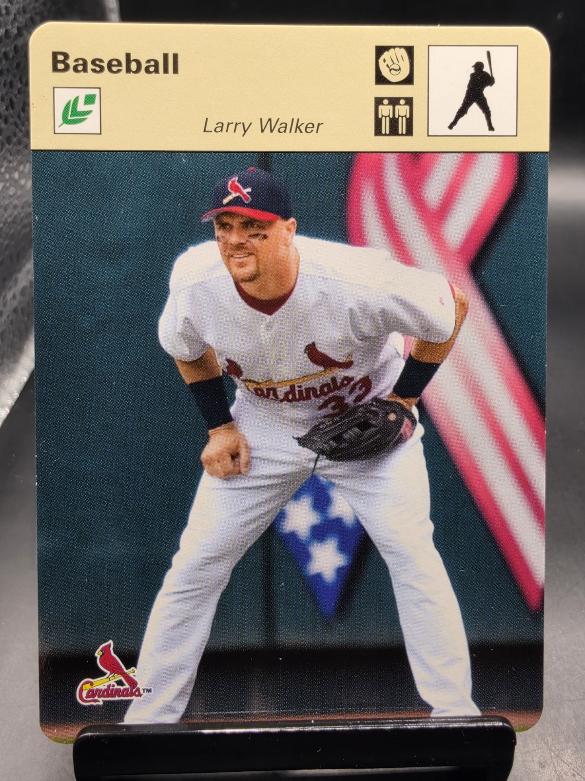 2004 Leaf Sportcasters Larry Walker /30 #26 St. Louis Cardinals HOF