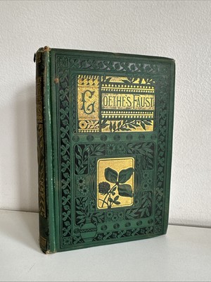 Faust Poems by Goethe Antique 1880s Decorative Victorian Book - Belford Clarke