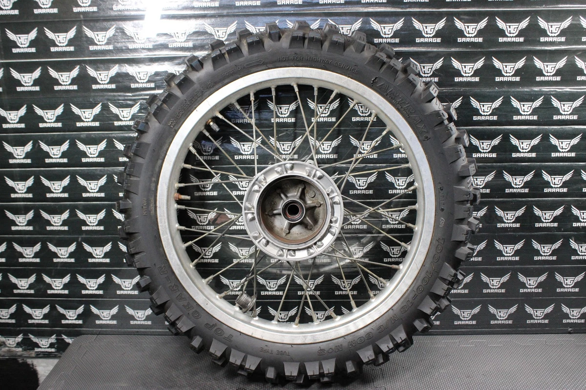 KDX450 ホイール KAWASAKI KDX420 B1 KDX450 A1 82 F & R ALUMINIUM BLUE WHEEL RIM SET