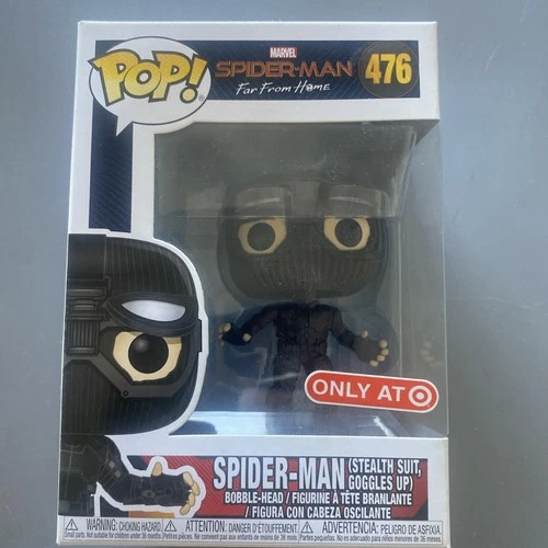 Funko Pop Spider-Man 476 Stealth Suit Goggles Up Target Exclusive Marvel