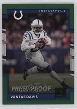 2017 Panini Donruss Press Proof Green Vontae Davis #136 0o2b