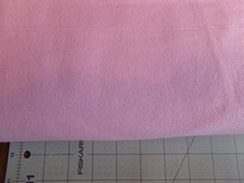 cotton flannel solid light pink by the half yard