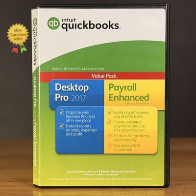 Quickbooks Desktop Pro 2017 Windows w/ VALIDATI0N CODE - NO SUBSCRIPT10N- TESTED