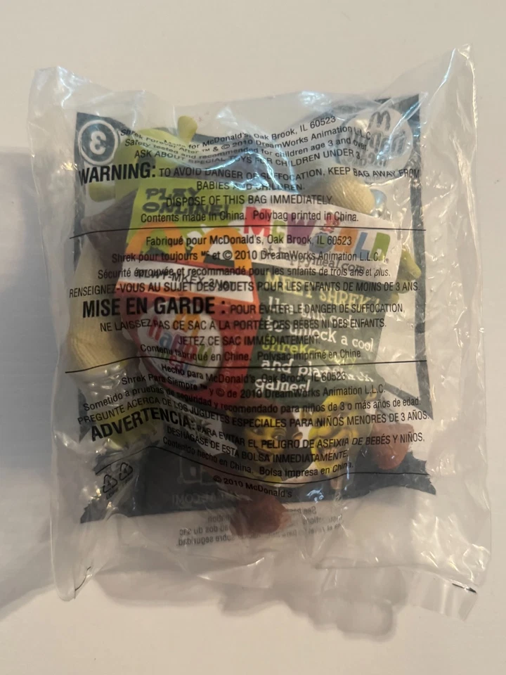 Juguete McDonald's Happy Meal 2010 Shrek Forever After #3 juguete Shrek nuevo sellado Foto 2 de 2