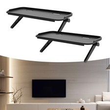 Schwarz ABS TV Top Regal Halterung für Media Box Spielkonsole Router Montage