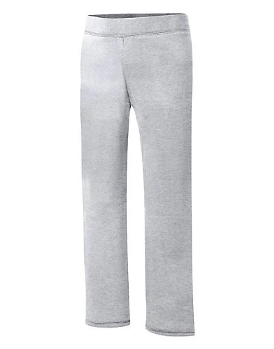 Pantalones deportivos Hanes EcoSmart para niñas con parte inferior abierta de pierna juvenil ComfortSoft cintura elástica