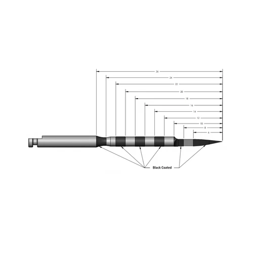 Dental Long Pilot Drill Triangle Lance Implant Space Drills for 3.0 implant φ2.0