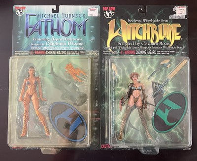 Clayton Moore Michael Turner s Fathom Aspen & Medieval Witchblade 2 New Figures