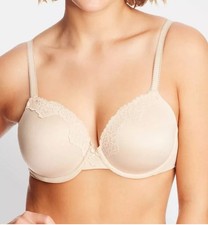 NEW Maidenform Bra T-shirt Smartzone Cups Convertible Straps Tan 09404 Size 34D