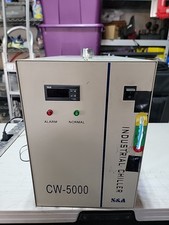 S&A CW-5000 Industrial Chiller For Laser Cutting C02 Laser , Used
