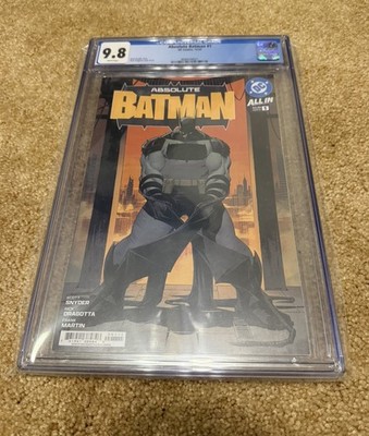   Absolute Batman #1 1st print Cover A Snyder & Dragotta CGC 9.8 NM+  