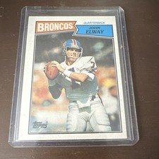 Topps 1987 John Elway #31 Denver Broncos NFL Football Trading Card