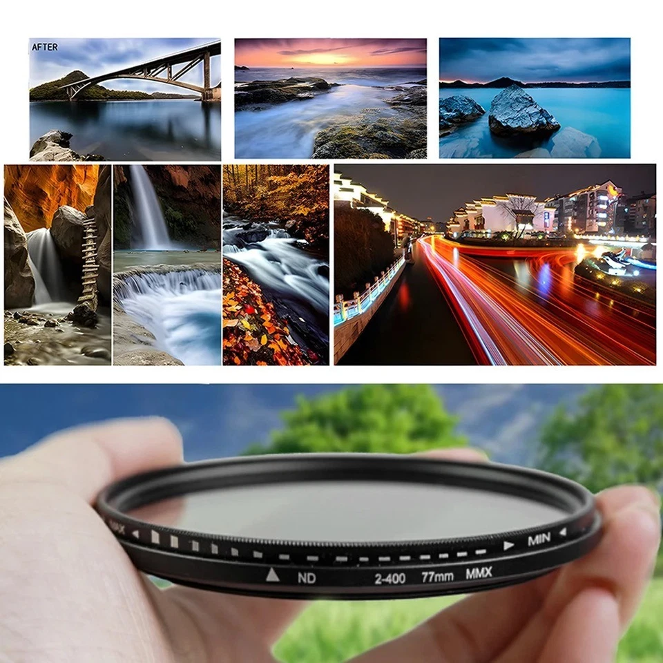 Variable ND Filter for Camera Adjustable Neutral Density Lens Filter (ND2-ND400) - Image 2 of 4