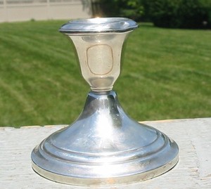 Sterling Weighted Candlesticks | eBay