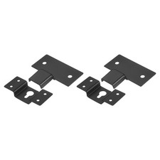 2Pcs Wall-Mounted Speaker Hanging Brackets with Hook Kit 2.8 x 1.18In