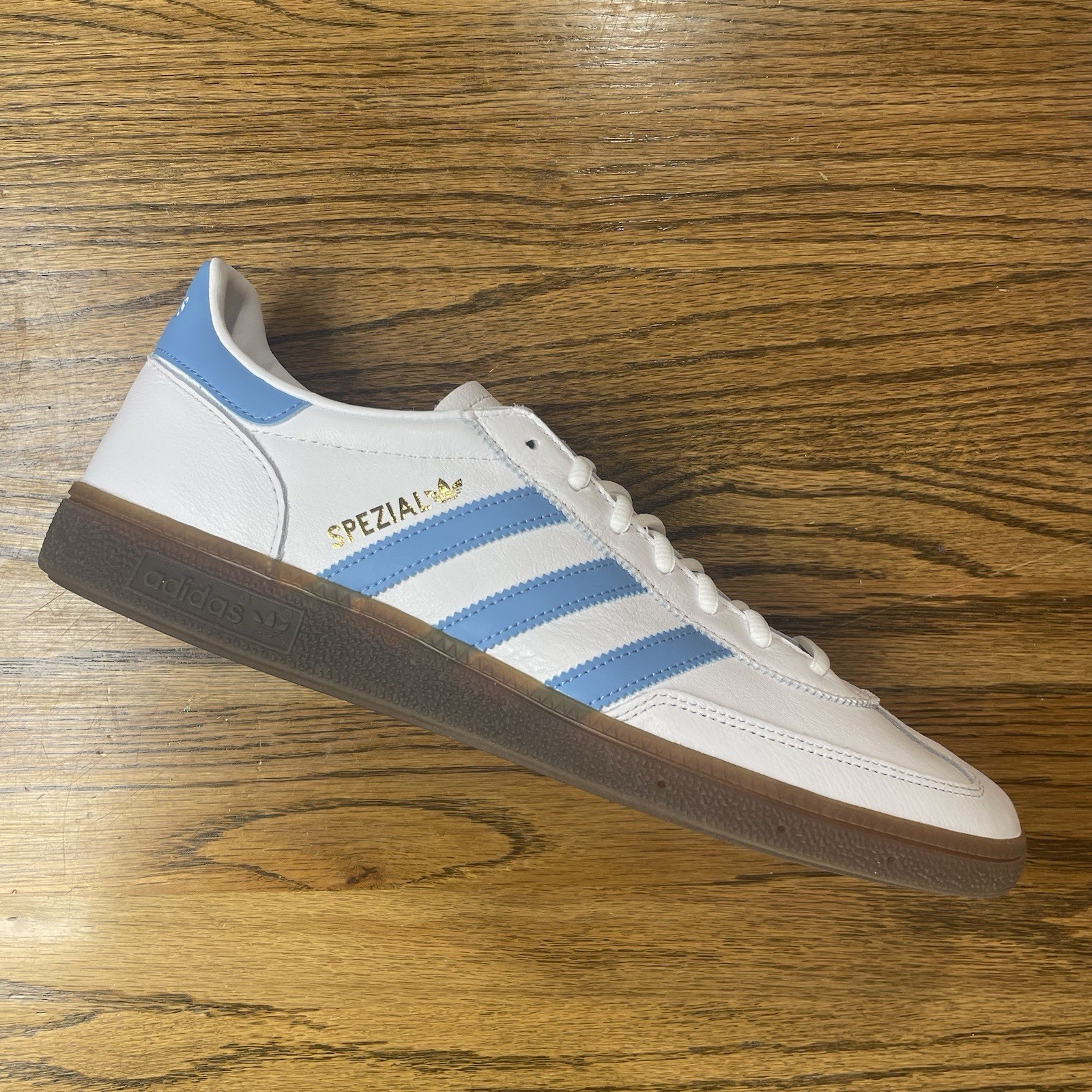 Adidas Originals Handball Spezial White Light Blue Men&apos;s IE3607 Size 12 NEW