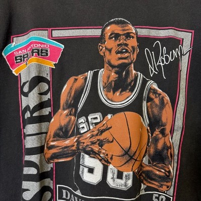 Vintage Nutmeg David Robinson San Antonio Spurs T-Shirt Sz XL 90s
