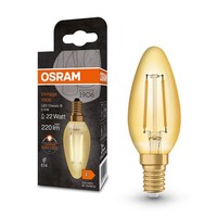 Osram Led Filament Kerze Vintage 1906 2,5W = 22W E14 Gold 220Lm Extra Warm 2400K