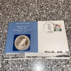 1970 FRANKLIN MINT DEDICATION STERLING SILVER MEDAL FIRST DAY COVER MAY 23 1970