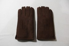 UGG Men's Ozwear Connection Lined Sheepskin Gloves SV3 Chocolate Size XL NWT