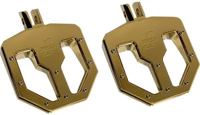 Pro-One Perfmfg 500762TIN BMX V1 Billet Footpeg - Gold (Titanium Nitride-Coated)