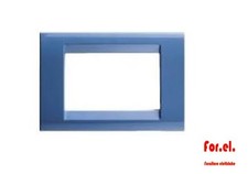 Gewiss GW32036 Placca 6 Posti Blu Notte