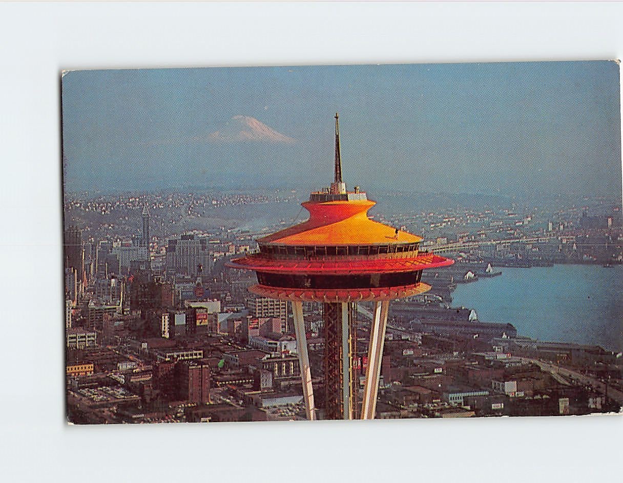 Space Needle Seattle Washington USA Vintage Postcard  