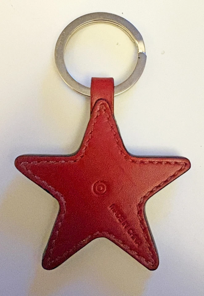 蔻驰复古手套鞣制皮革红星 | 钥匙扣钥匙包小饰品 | 罕见 — 第 2/2 张图片