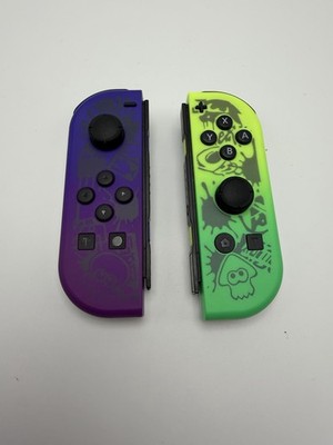 Original Nintendo Joy Con 2er Set Splatoon 3 Oled Switch Zustand Sehr Gut