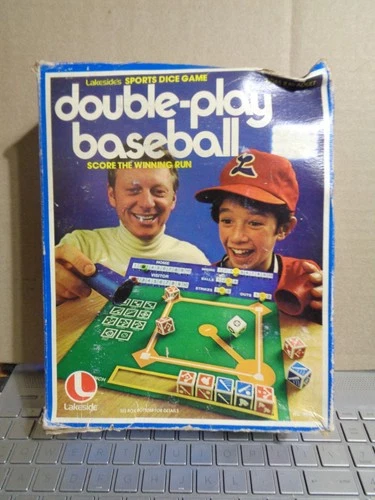 Vintage 1979 Lakesides Board Game Toy Double Play Baseball COMPLETE