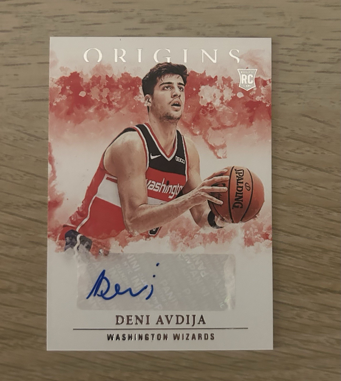 2020-21 Panini Origins - Rookie Autographs Deni Avdija #RA-AVD (AU, RC)